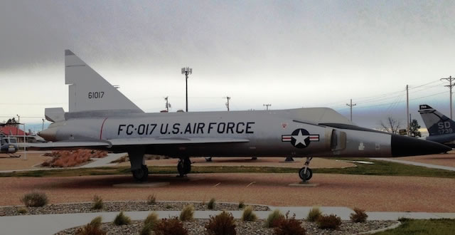 F-102A Delta Dagger S/N 56-1017 at the South Dakota Air and Space Museum in Rapid City